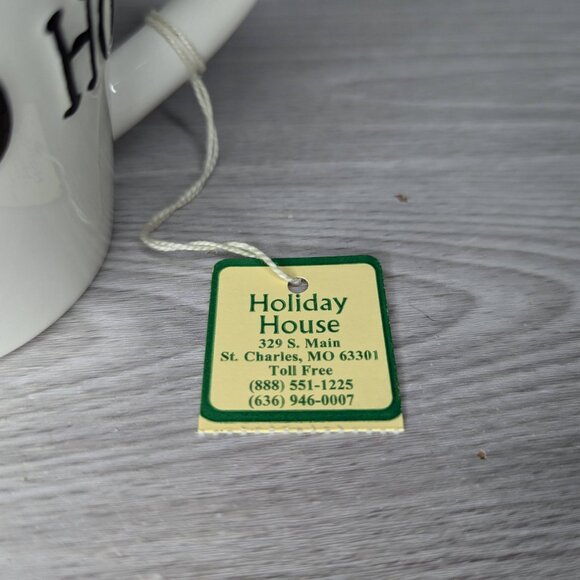 NWT CBK Ceramic Santa Ho Ho Ho Christmas Mug with Tags - Picture 7 of 9